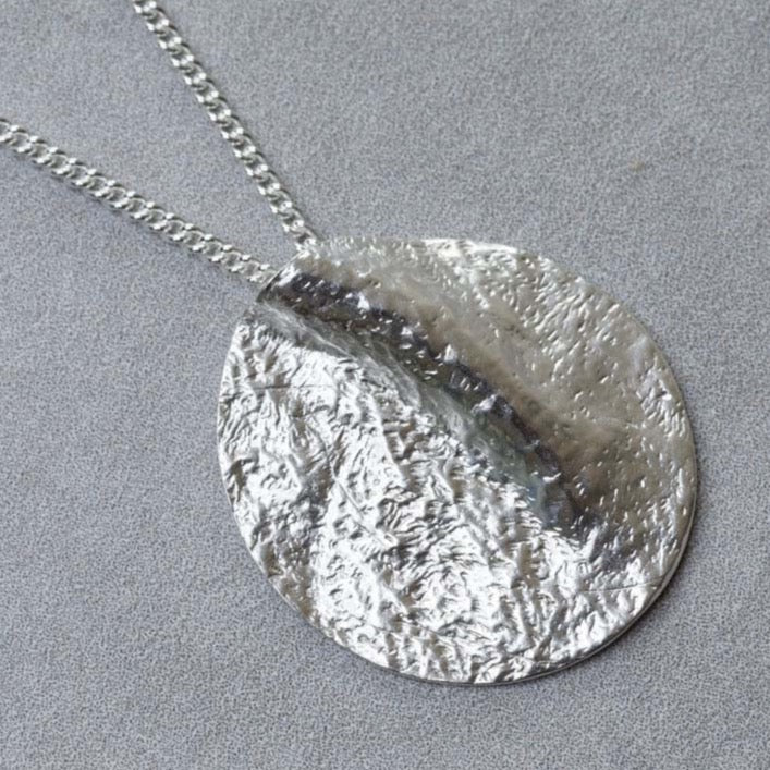 Crushed Circle pendant