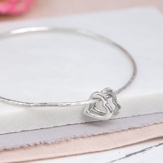 Open Hearts Bangle