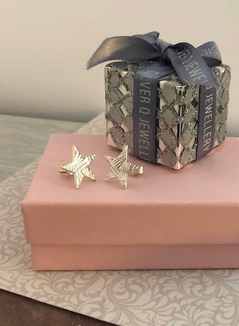 Silver Star Earrings