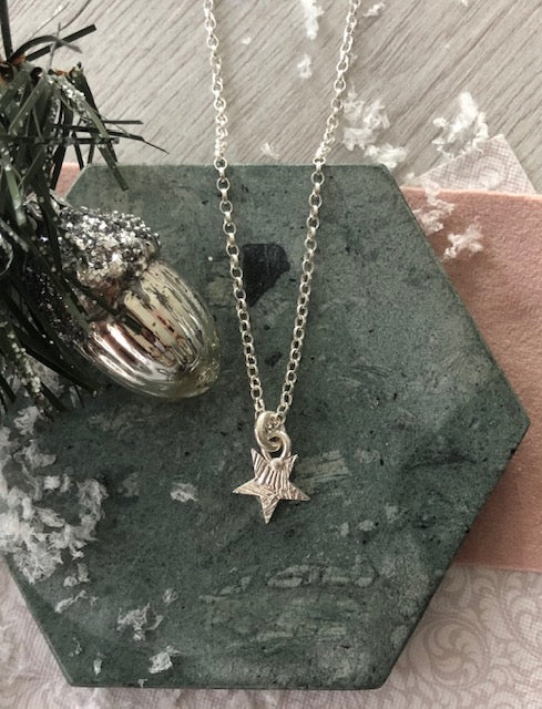 Silver Star Necklace