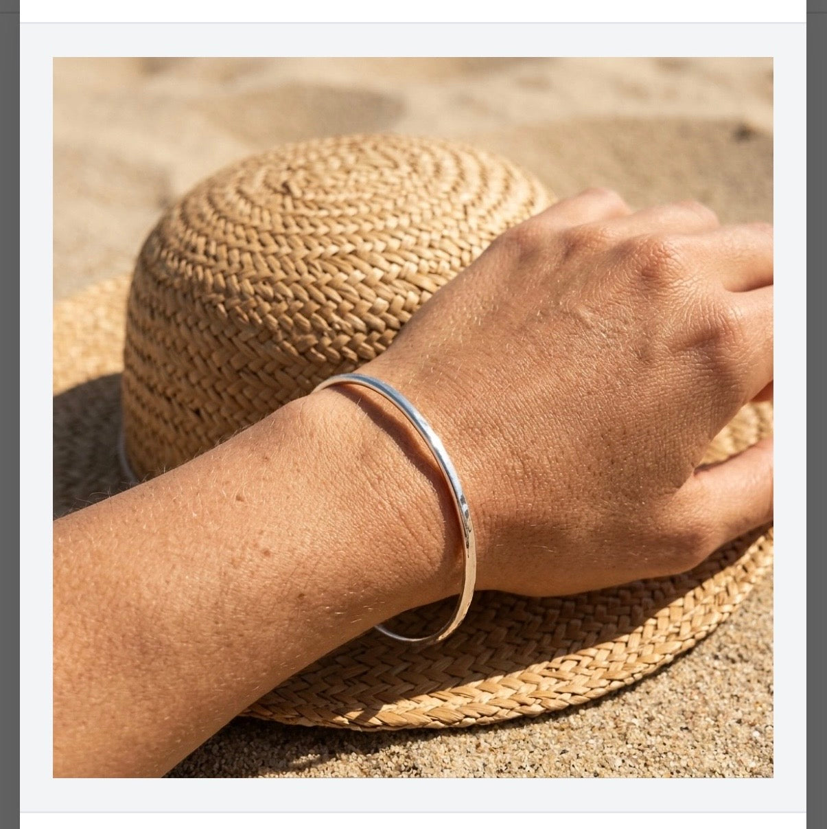 Sterling Silver Hammered Bangles