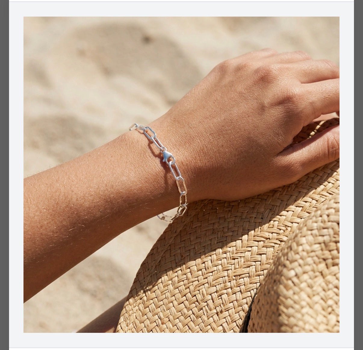 Small Paperclip bracelet