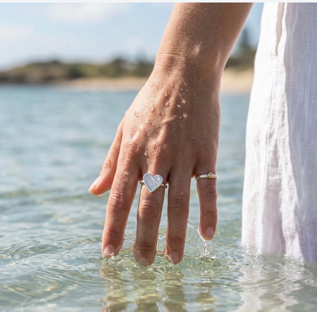 Heart Stacking Ring