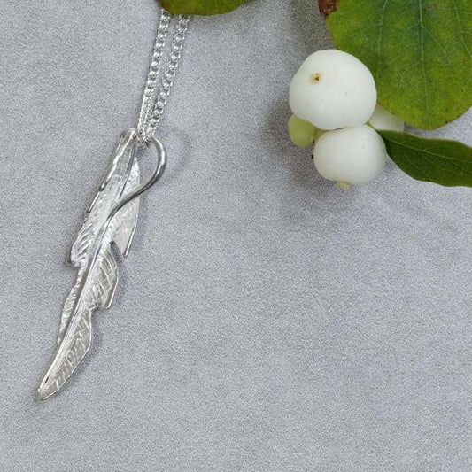 Falling feather Necklace