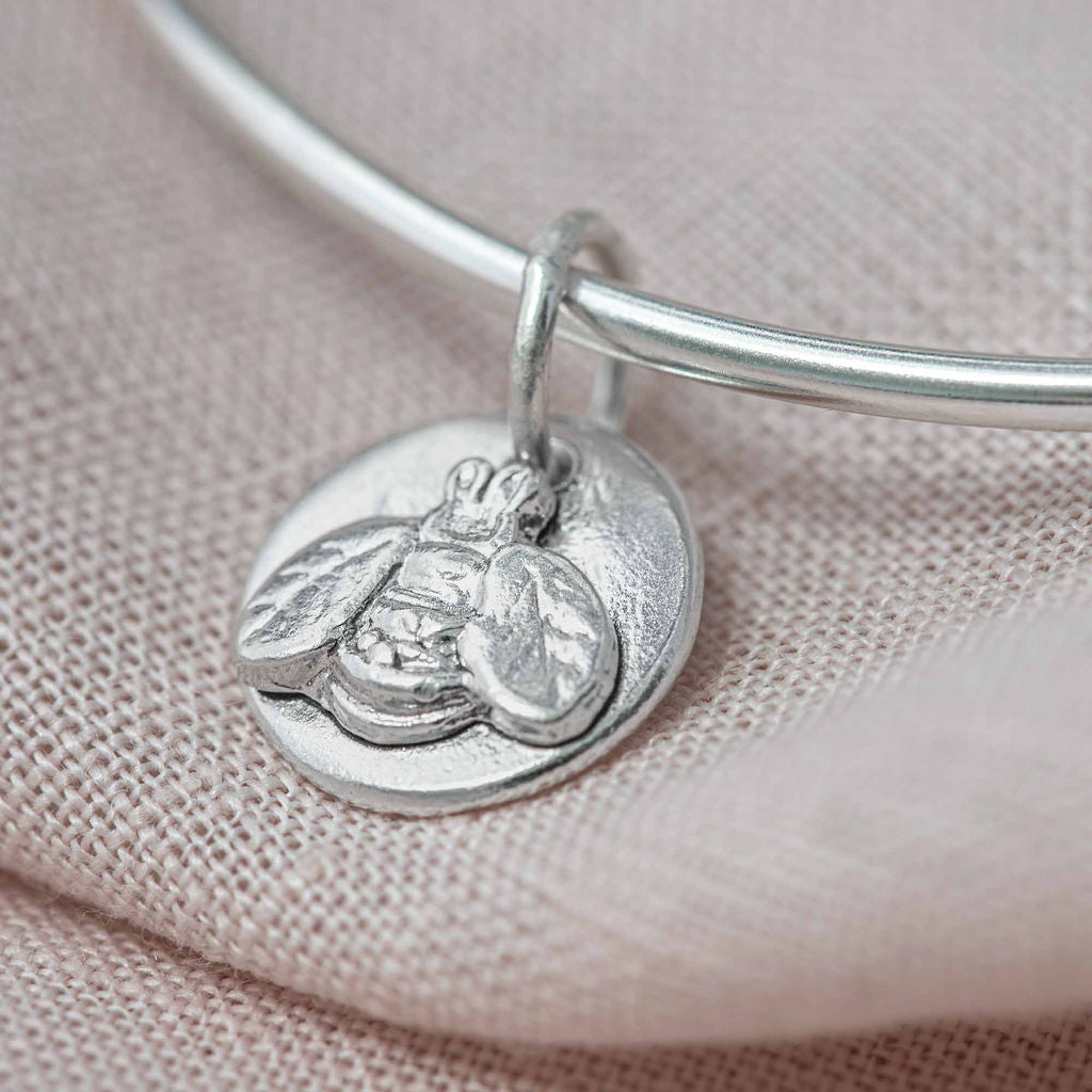 Bee charm Bangle