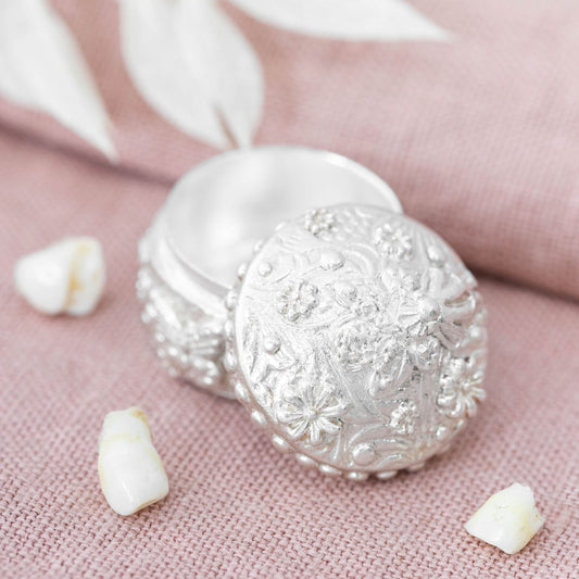 Silver Tooth Fairy Box